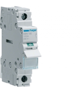 SBN190 Modułowy rozłącznik izolacyjny 1P 100A 230VAC Hager