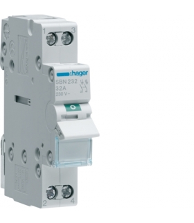 SBN232 Modułowy rozłącznik izolacyjny 2P 32A 230VAC Hager