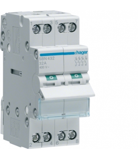 SBN432 Modułowy rozłącznik izolacyjny 4P 32A 400VAC Hager