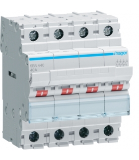 SBN440 Modułowy rozłącznik izolacyjny 4P 40A 400VAC Hager