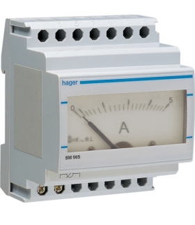 SM005 Amperomierz analogowy bezpośredni 0-5A Hager