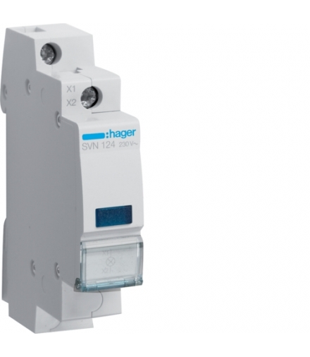 SVN124 Lampka sygnalizacyjna LED niebieska 230VAC Hager