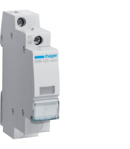 SVN125 Lampka sygnalizacyjna LED przezroczysta 230VAC Hager