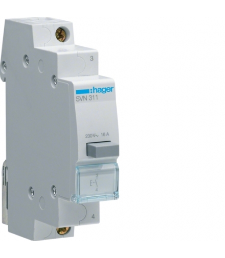SVN311 Przycisk sterowniczy 1NO Ith 16A 230VAC Hager