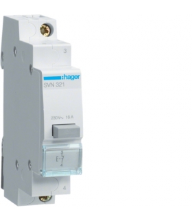 SVN321 Przycisk sterowniczy 1NC Ith 16A 230VAC Hager