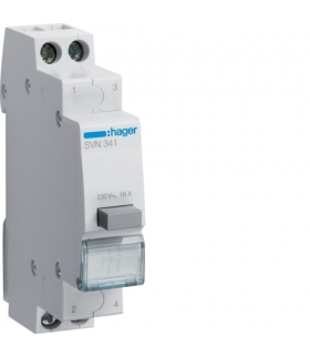 SVN341 Przycisk sterowniczy 2NC Ith 16A 230VAC Hager