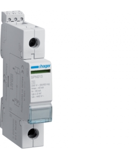 SPN113 SPD Ogranicznik przepięć T2 1P sieć IT In 20kA Up≤2kV Hager
