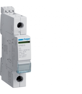 SPN117 SPD Ogranicznik przepięć T2 1P sieć TN/TT In 20kA Up≤1,25kV styk FM Hager