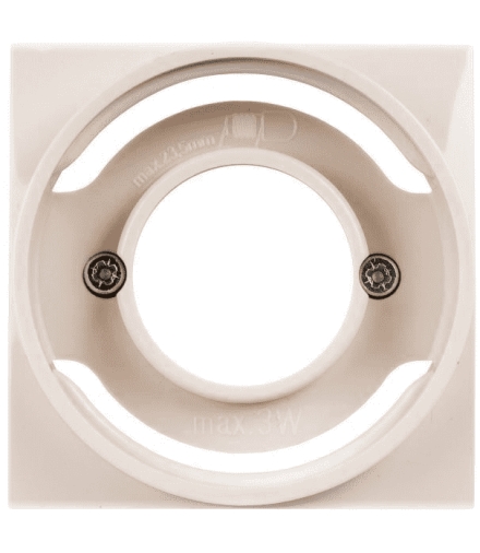 B.Kwadrat Płytka czołowa do sygnalizatora świetlnego E14, kremowy, połysk Berker 5311988982