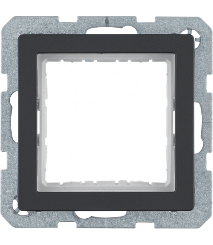 Q.x Zestaw adaptacyjny do modułów systo 45x45mm, antracyt aksamit, lakierowany Berker 14406086