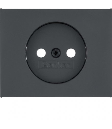 K.1 Płytka czołowa do gniazda bez uziemienia, antracyt mat, lakierowany Berker 3967157006