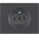 K.1 Płytka czołowa z przysłonami styków do gniazda z uziemieniem antracyt mat, lakierowany Berker 3965757006