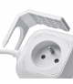 Przedłużacz - kostka 1,9 m / 4 gniazda / biały / PVC / z USB portem / 1 mm2 EMOS P04119U