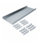 tehalit.AK Podstawa kanału napodł 2-str skos pokrywy 250x40mm stal Hager AKU2500402