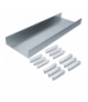 tehalit.AK Podstawa kanału napodł 2-str skos pokrywy 250x70mm stal Hager AKU2500702