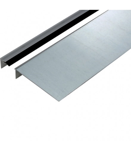 tehalit.BKB Pokrywa kanału ze szczotką LED 250x85mm stal Hager BKB250852BLED