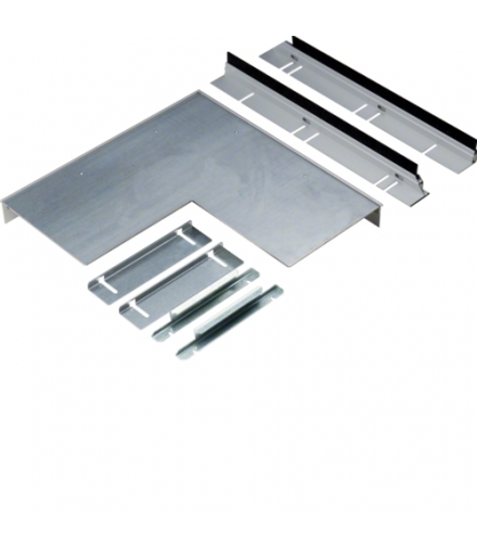 tehalit.BKB Pokrywa kąt wew ze szczotką LED 250x85mm stal Hager BKB2508554BLED