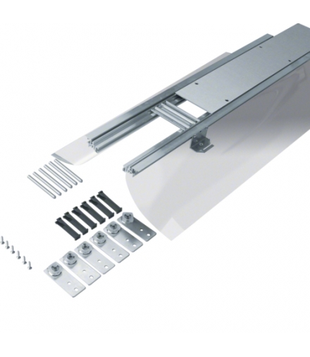 tehalit.BK Kanał współpoziomy boczna folia ochronna BKF 150x(145-190)mm stal Hager BKF150145