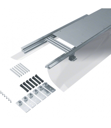 tehalit.BK Kanał współpoziomy boczna folia ochronna BKF 250x(105-150)mm stal Hager BKF250105