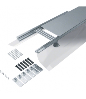 tehalit.BK Kanał współpoziomy boczna folia ochronna BKF 250x(145-190)mm stal Hager BKF250145