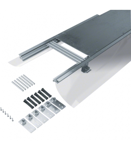 tehalit.BK Kanał współpoziomy boczna folia ochronna BKF 300x(105-150)mm stal Hager BKF300105