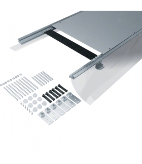 tehalit.BK Kanał współpoziomy boczna folia ochronna BKF 500x(105-150)mm stal Hager BKF500105