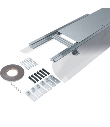 tehalit.BK Kanał współpoziomy boczna folia ochronna BKFD 250x(105-150)mm stal Hager BKFD250105