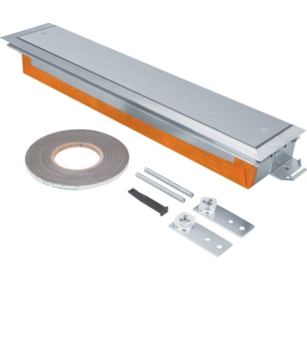 tehalit.BK Końcówka kanału wanna stalowa BKWD 600x(80-120)mm stal Hager BKWDE600080