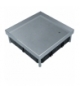 tehalit.VE-EE Pokrywa pełna EKQ12 244x244 gres/płytka 38/43mm stal nierdzewna Hager EKQ1200BL2
