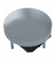 tehalit.VE-EE Pokrywa pełna EKR06 fi215 gres/płytka 38/43mm stal nierdzewna Hager EKR0600BL2