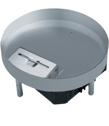 tehalit.VE-EE Pokrywa uchylna EKR06 fi215 gres/płytka 38/43mm stal nierdzewna Hager EKR0600LE2