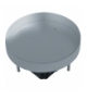 tehalit.VE-EE Pokrywa pełna EKR12 fi306 gres/płytka 38/43mm stal nierdzewna Hager EKR1200BL2