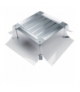 tehalit.UK Uniwersalna puszka podłogowa na nóżkach rozmiar 3 215-265mm stal Hager UDH3215265