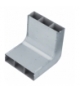 tehalit.UK Narożnik pionowy 3-komorowy 190X48mm stal Hager UKK190483