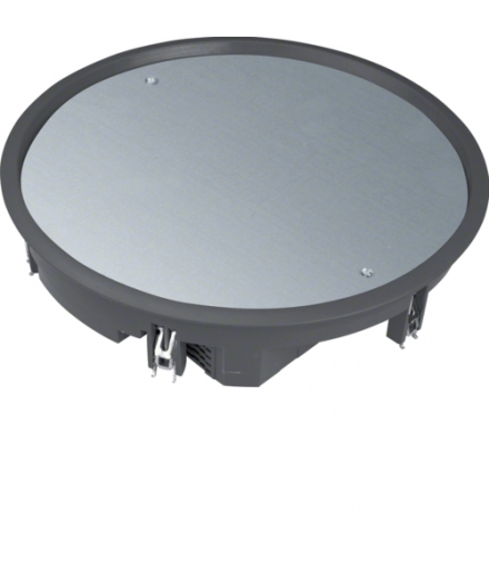 tehalit.VE-EE Pokrywa pełna VDR12 fi306 wykładzina 12mm czarny PA Hager VDR12129005