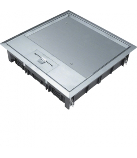 tehalit.VE-EE Pokrywa uchylna VEQ06 200x200 wykładzina 12mm stal nierdzewna Hager VEQ0612E