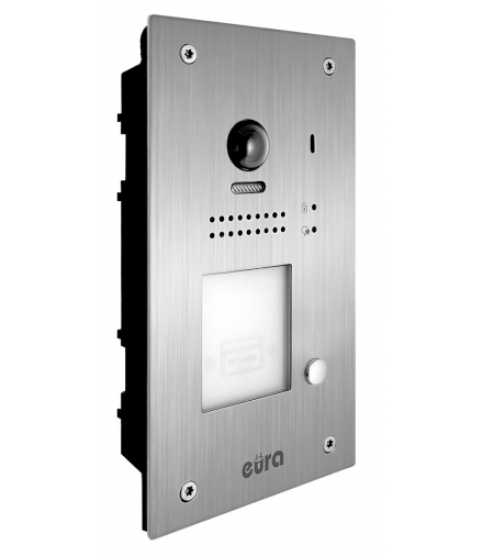KASETA ZEWNĘTRZNA WIDEODOMOFONU VDA-87A5 1 lokatorska, podtynkowa, kamera 105 st., z funkcją karty zbliżeniowej