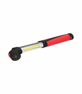 Latarka warsztatowa LED rozsuw 2W COB+1 LED magnes
