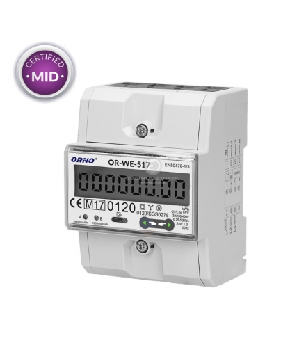3-fazo licznik energii elekt.80A.wielotaryf RS485