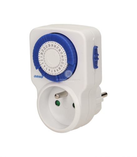 Programator czasowy mechaniczny, 3500W, 16(2)A, fr