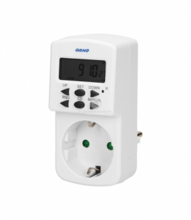 Programator czas. elektr. 1800W, 8(1)A schuko