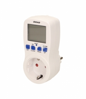 Programator czas. elektroniczny 3680W, 16A schuko