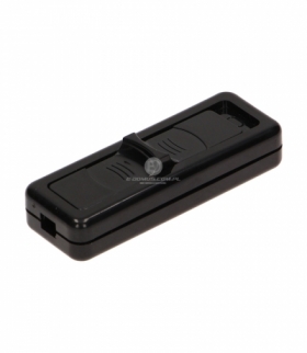 Wyłącznik suwakowy, przelotowy lub końcowy, 2-torowy, 2,5A/250V, czarny Orno WS-2P/CZARNY