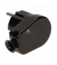 Wtyczka kątowa rozbier.Uni-Schuko 2P+Z 16A, czarny Orno WT-16U/CZARNY