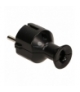 Wtyczka prosta rozb.Uni-Schuko 2P+Z 16A, czarny Orno WT-40/CZARNY