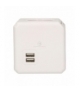 Rozgałęźnik Power Cube ReWirable USB + 4 wtyczki US, EU, UK, AU