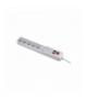 Listwa przeciwprzepięciowa, 5 gniazd 2P+Z, wyłącznik ON/OFF, przewód 3x1mm2 - 1,5m Orno PS-P/1,5M