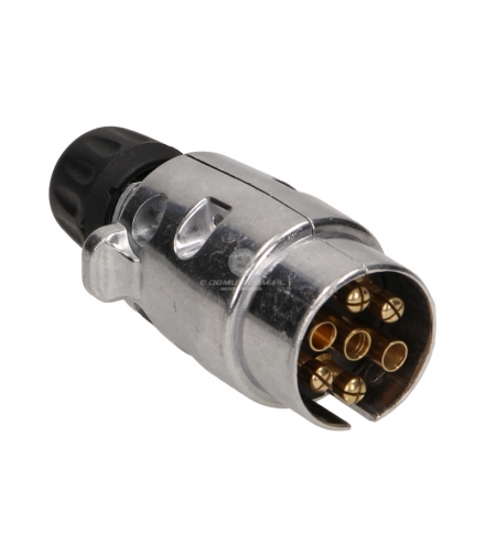 Wtyczka przyczepy aluminiowa 7 pinów, 12/24V