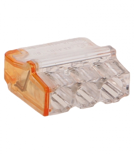 Szybkozłączka MINI 3-torowa, 24A, 450V, 0,5-2,5mm2, 10szt Orno OR-SZ-8001/3