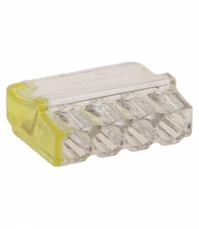 Szybkozłączka MINI 4-torowa, 24A, 450V, 0,5-2,5mm2, 10szt Orno OR-SZ-8001/4